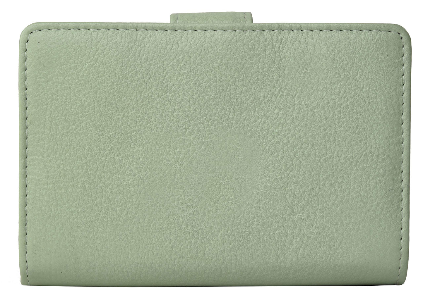 URBAN FOREST Arya Mint Green Leather Wallet for Women