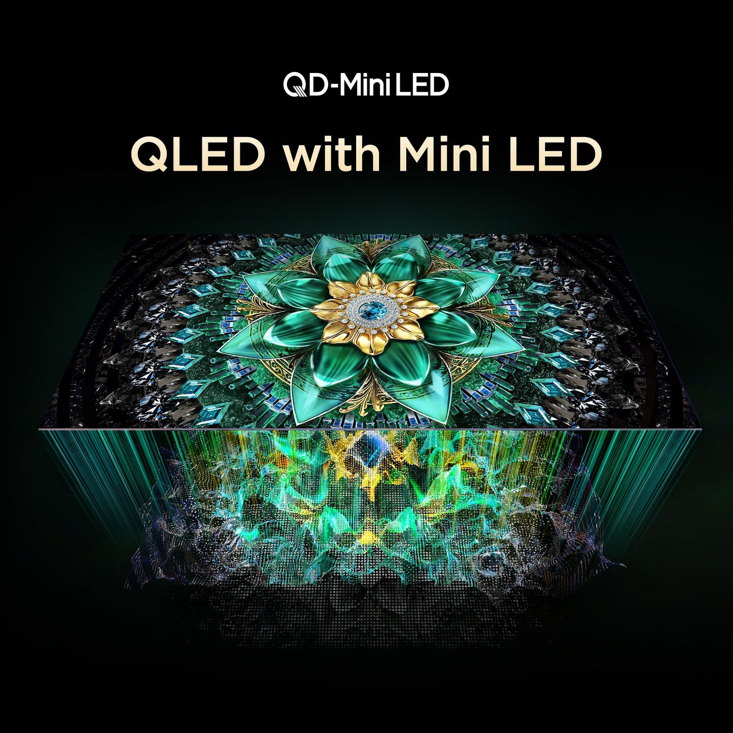 TCL 139 cm (55 inches) 4K UHD Smart QD-Mini LED Google TV 55Q6C