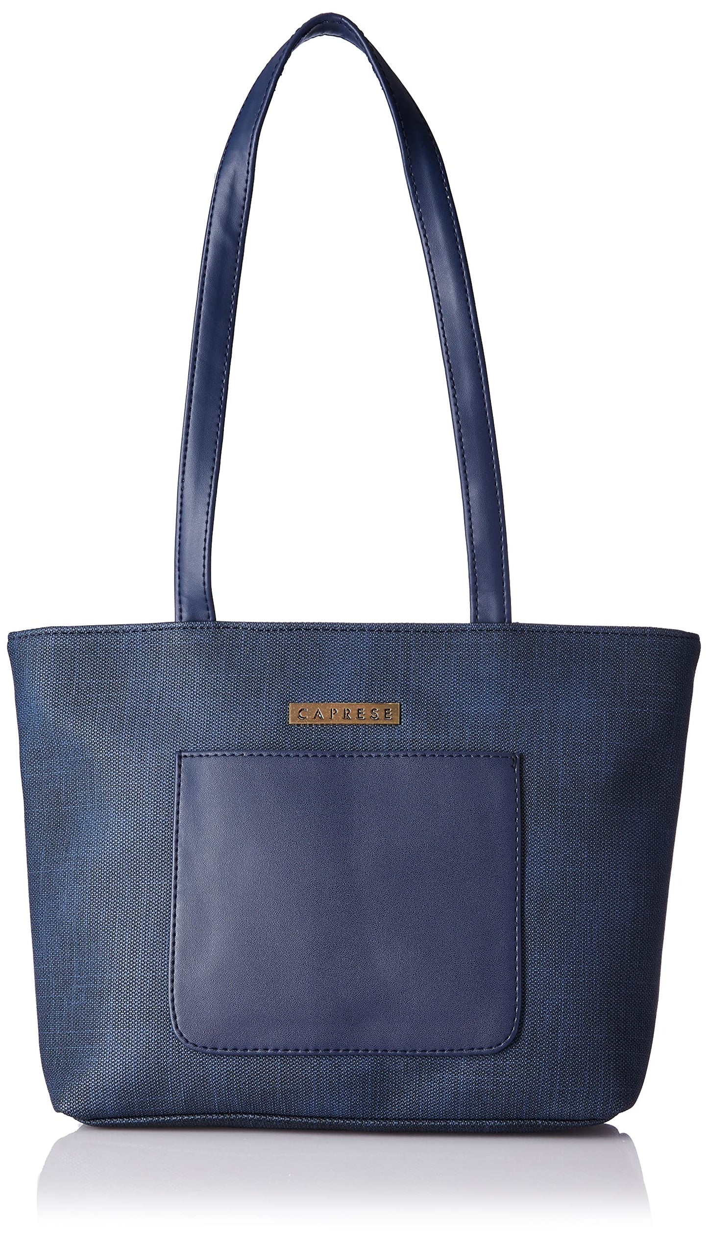Caprese womens MILAN T Medium NAVY Tote Bag