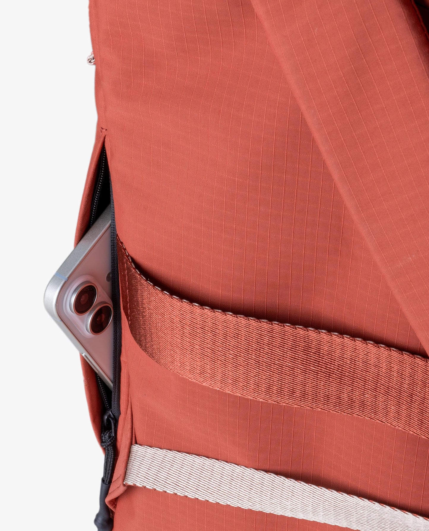 DailyObjects Pivot Daypack Bag for Men and Women|Fits 13/14 inch Laptop/Macbook Pro/Air Ipad|Lightweight|Stylish Backpack|Office/Daily Use/Travel|School Kids|Multi Compartments|Water Resistant (Red)