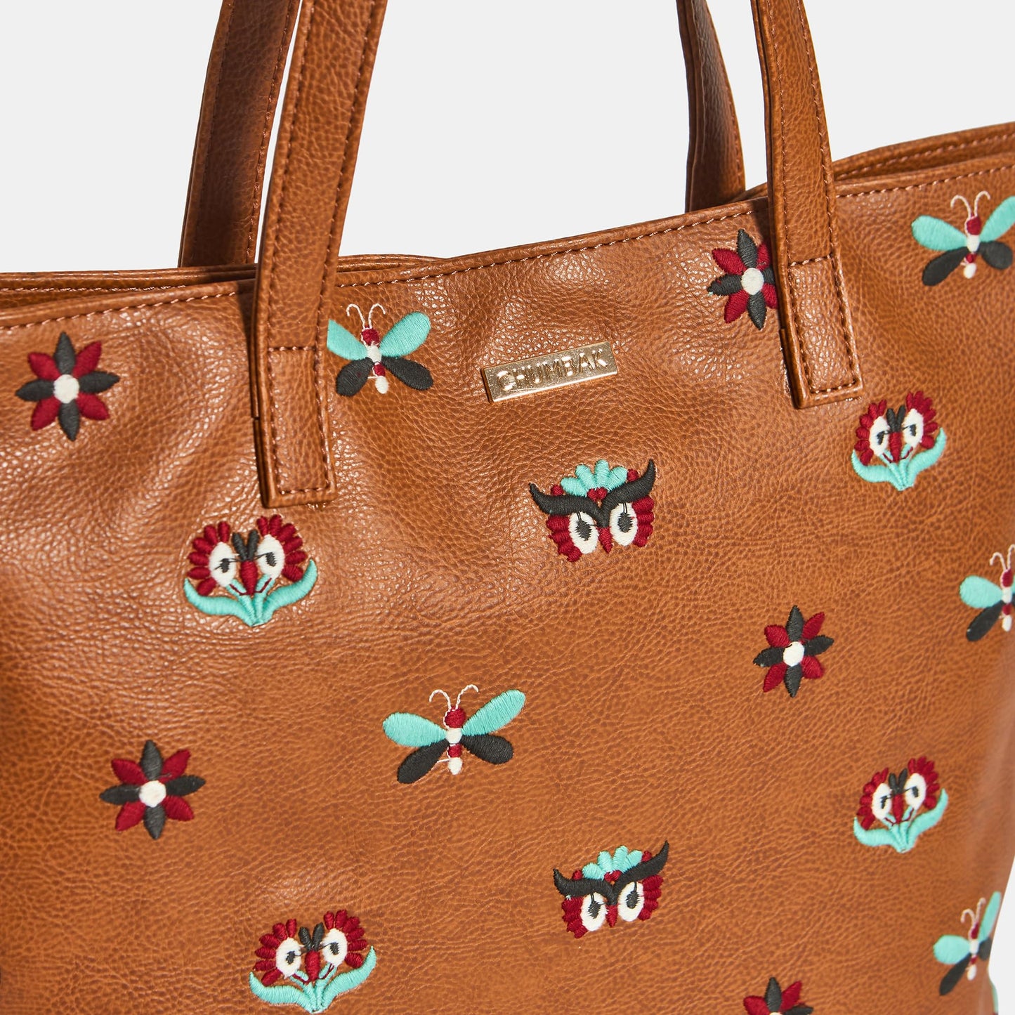 Chumbak Office Tote Bag for Women | Stylish Shoulder Bags for College | Professional Canvas Tote Bag | Laptop-Friendly College Bag