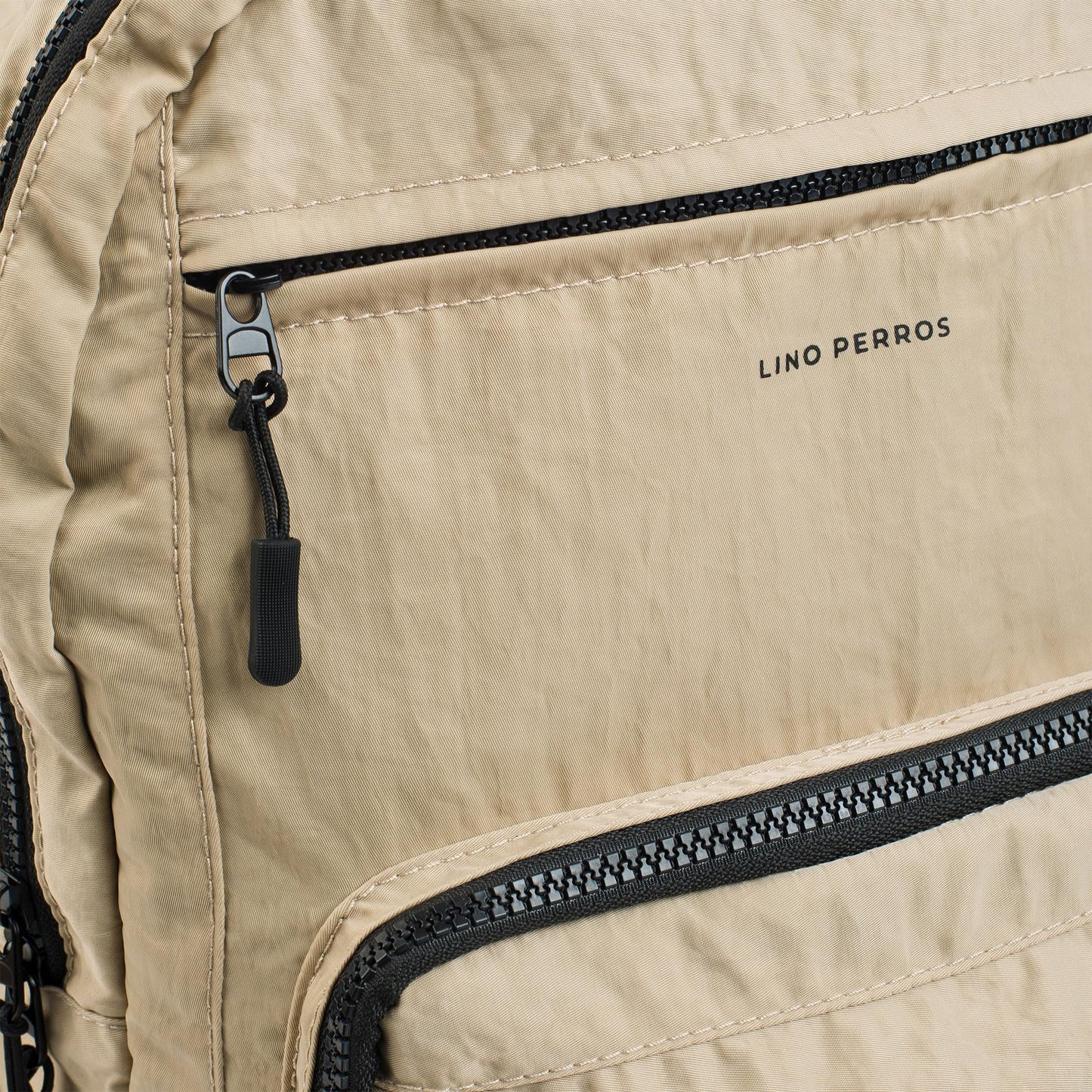 Lino Perros Pacman Utility Beige Backpack
