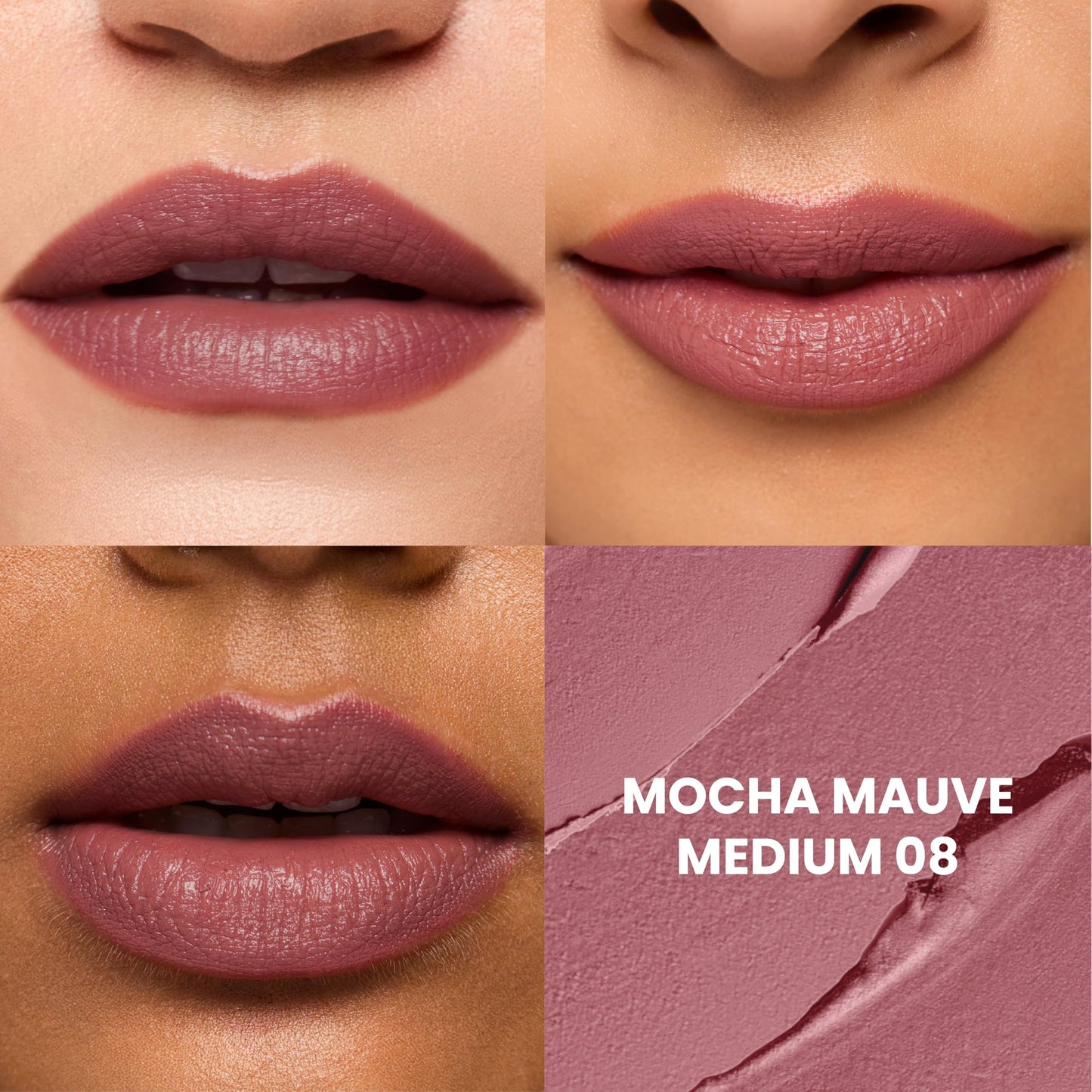 Typsy Beauty Lipstick Mocha Mauve Medium 08 (Matte)