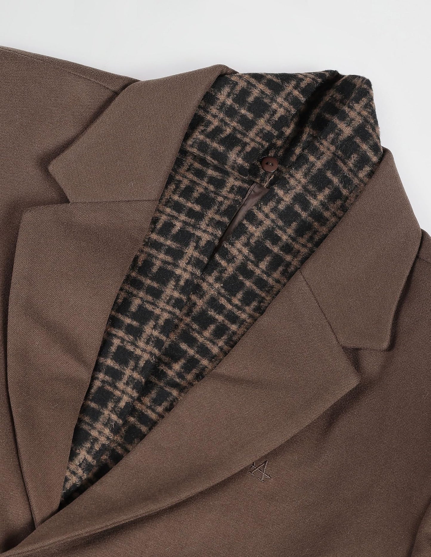 Arrow Men's Polyester Trench Knee Length Coat (ASAGJK4790_Brown, 2XL