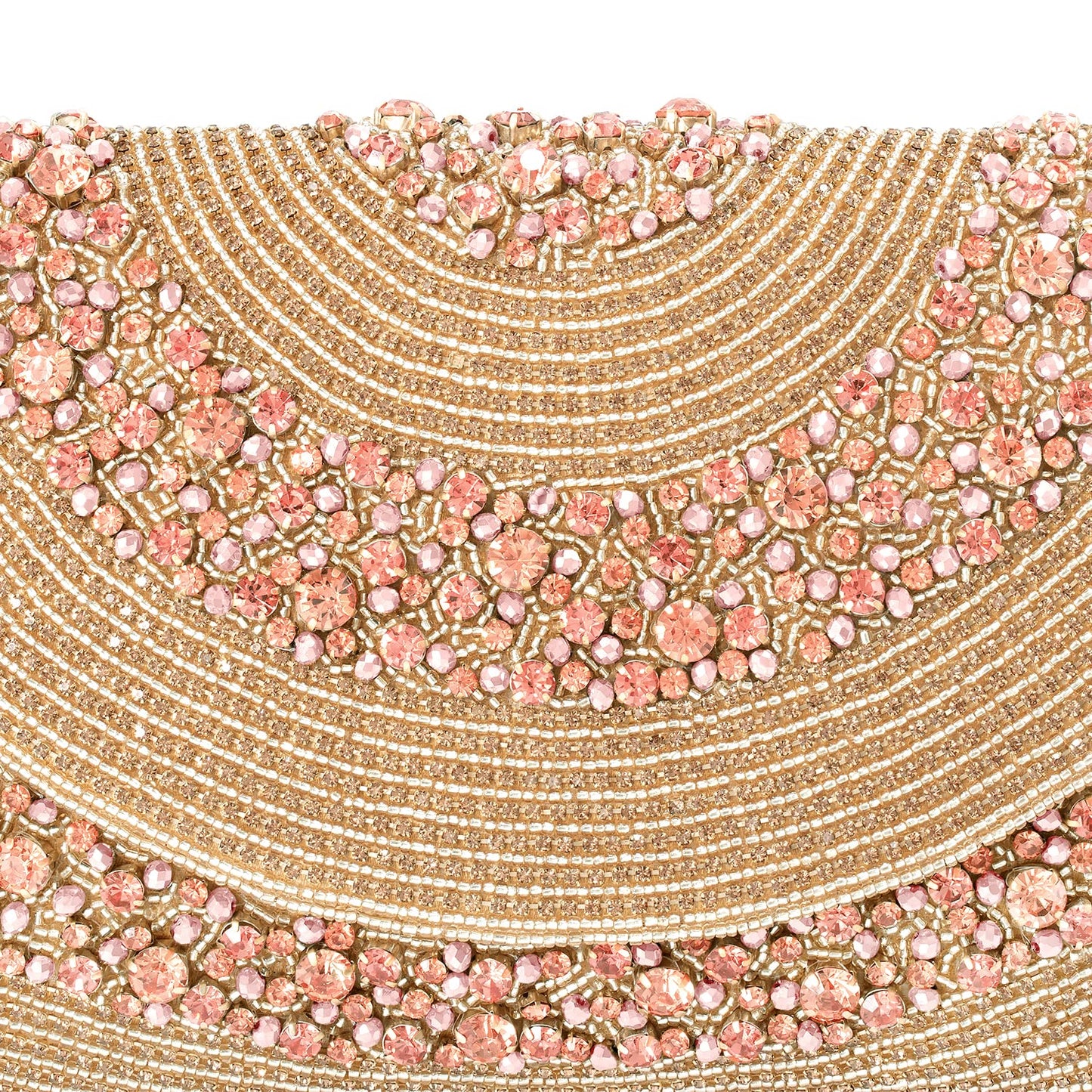 Peora Clutch Women's Purse Bridal Bag For Casual Detachable Strap Evening Sling Bag (Rose Gold)-C72C