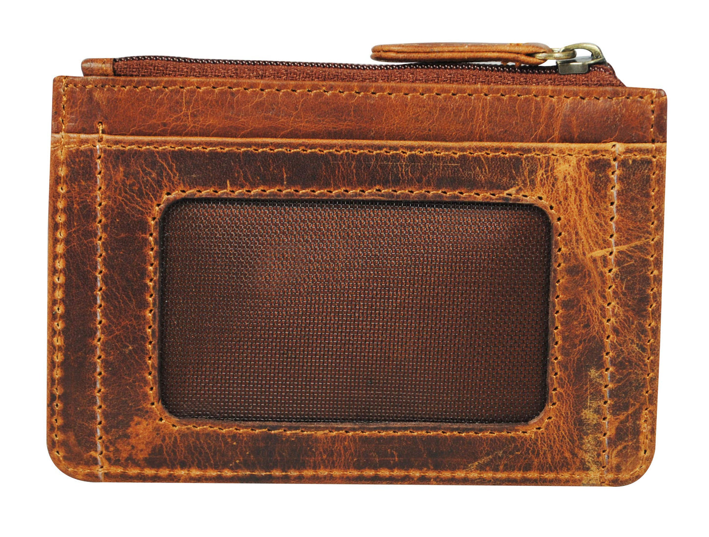 Calfnero Leather Women Card Wallet(khaki)