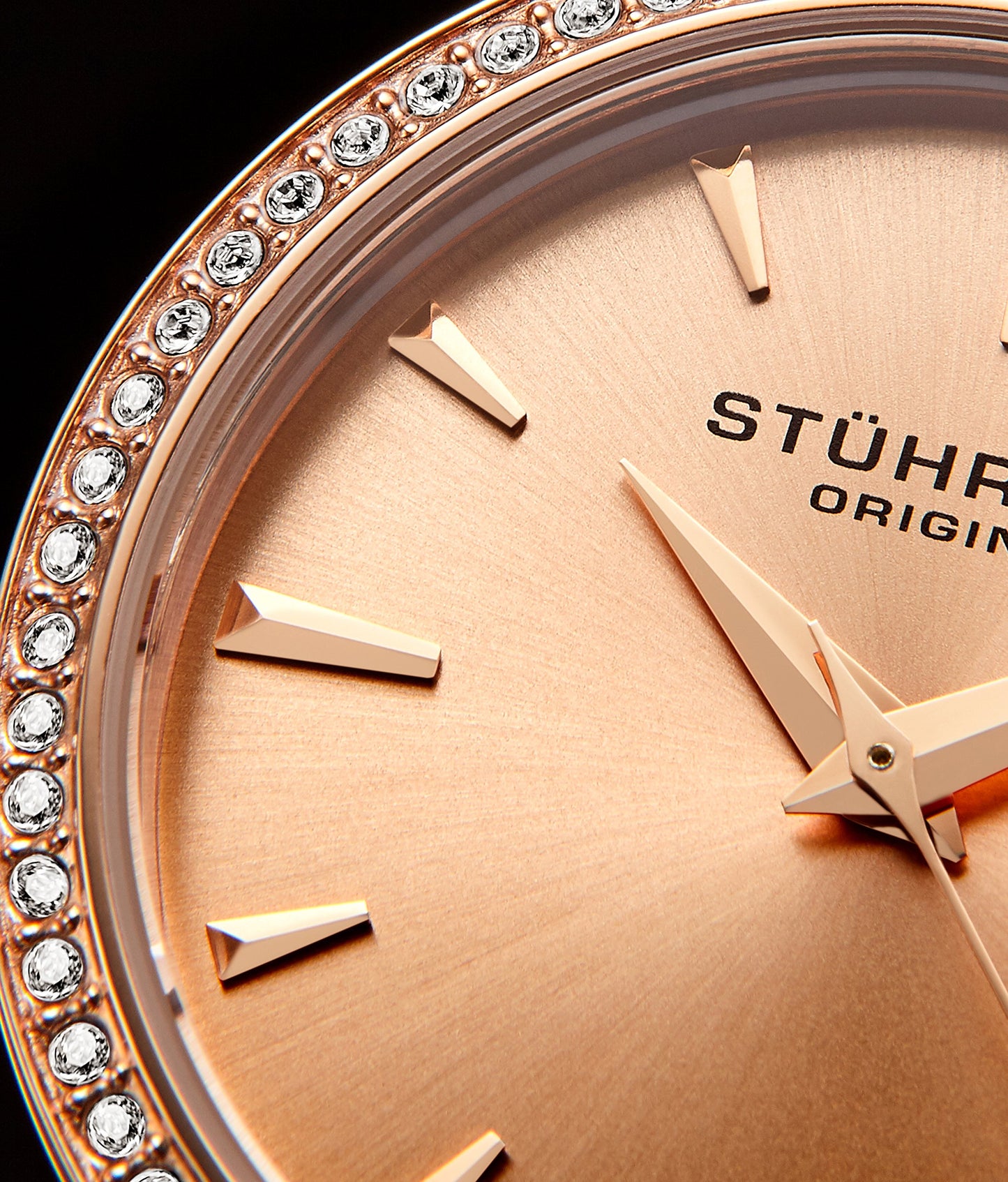 Stuhrling Original Vogue Analog Rose Gold Dial Women's Watch-3929