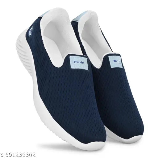 Birde Style & Comfort Navy Blue Easy Wear Slip-On Casual Sneakers Shoes for Men