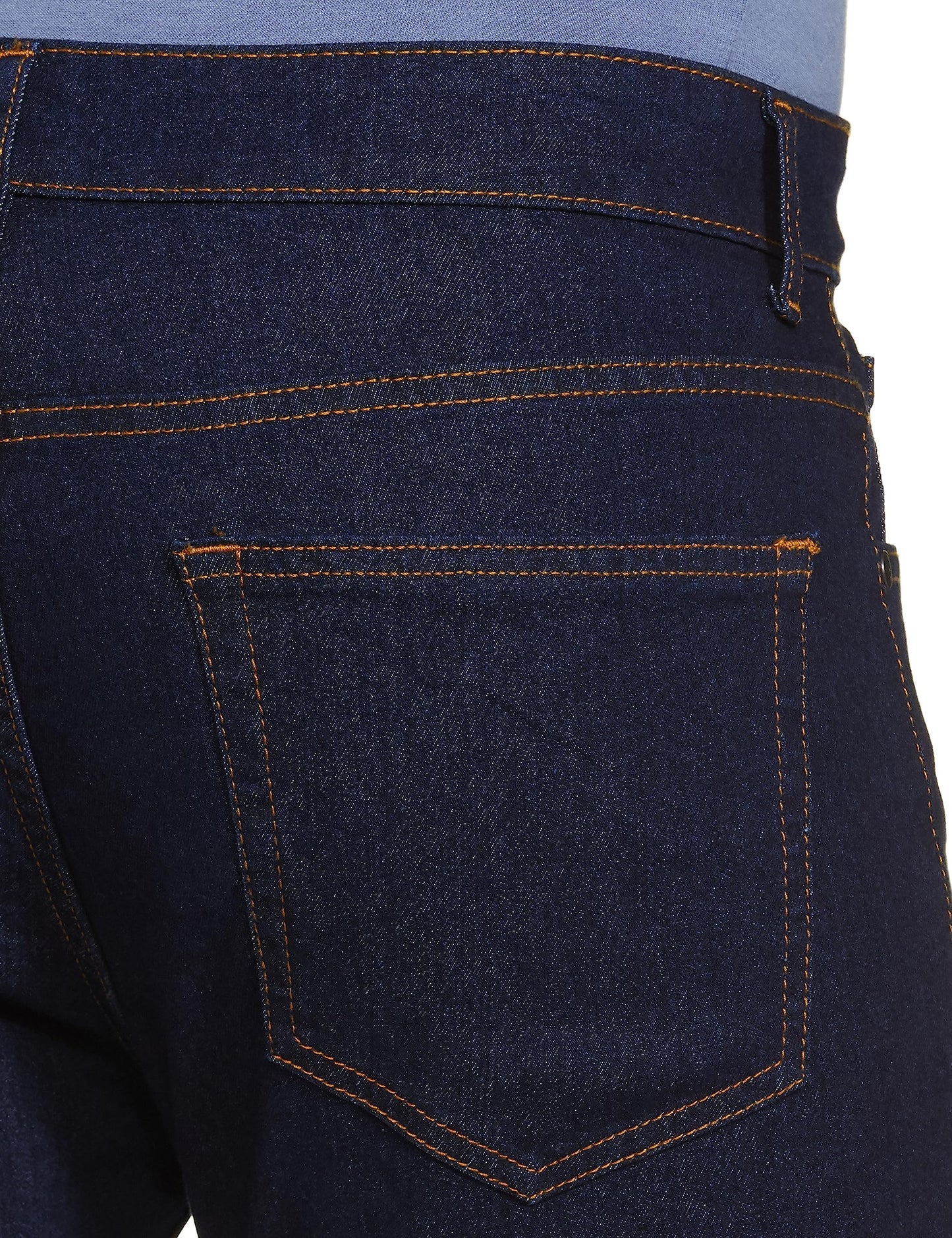 Max Men's Ankle Length Regular Fit Mid Rise Jeans (Royal Blue_34)