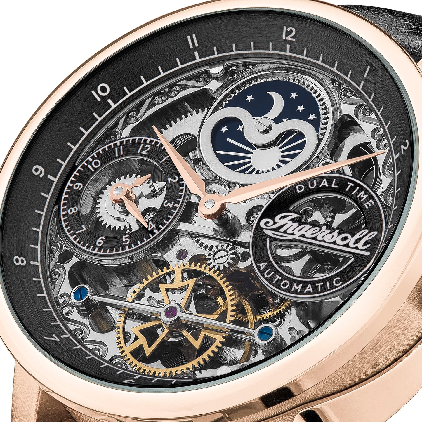 Ingersoll Analog Rose Gold Dial Men's Watch-mid-32497