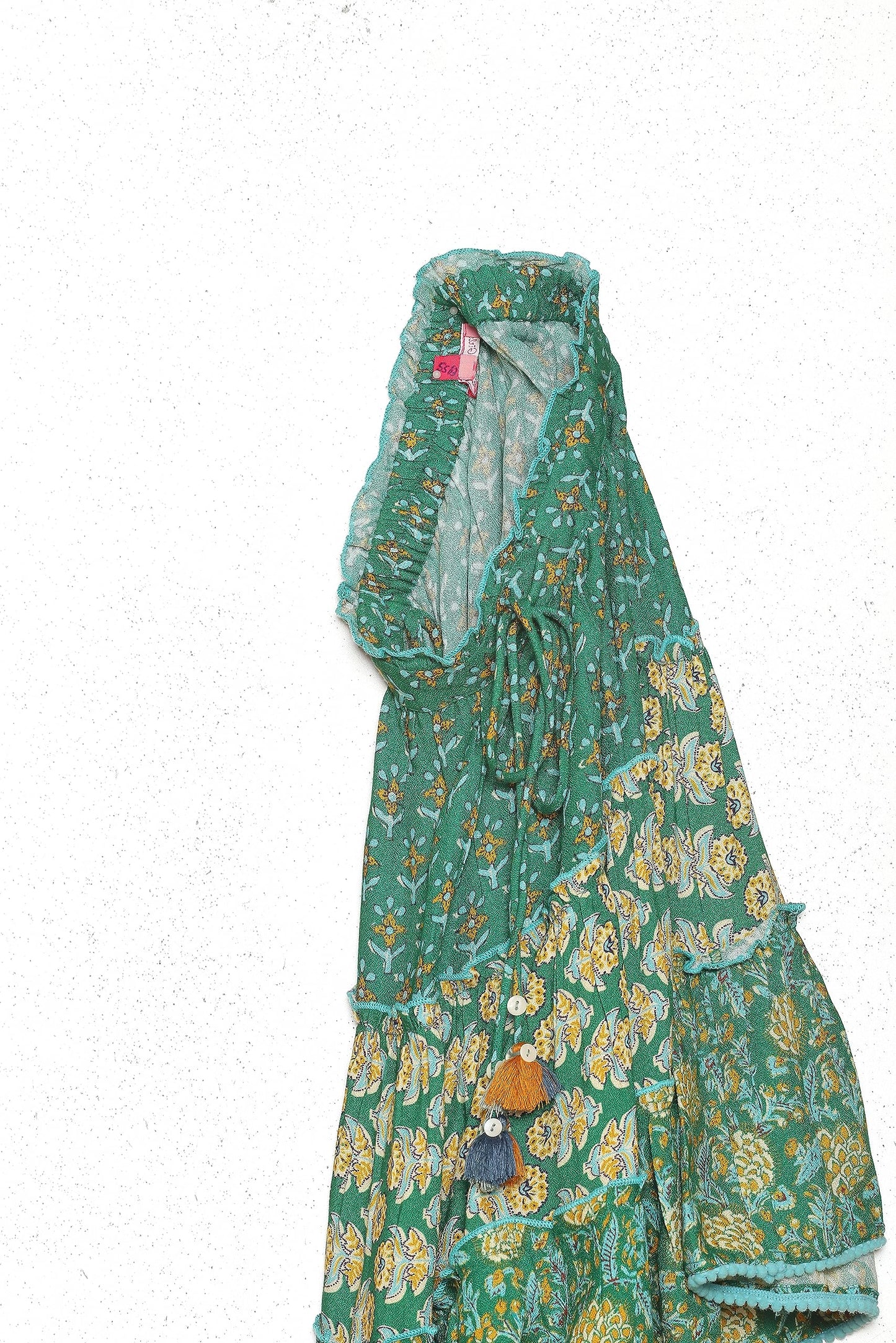 BIBA Girl Printed Kid(KW5563_Green_9)