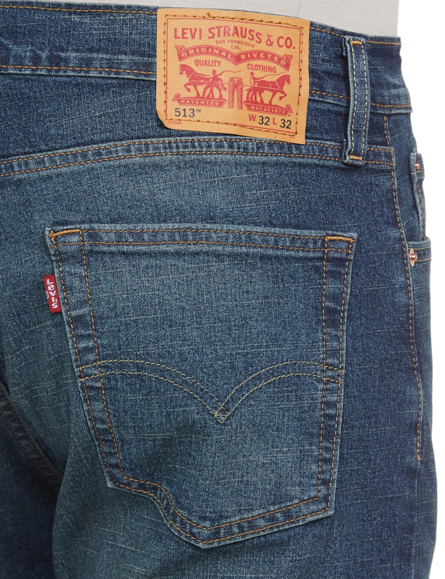 Levi's Men's Fitted Jeans (0038I-0019_Indigo