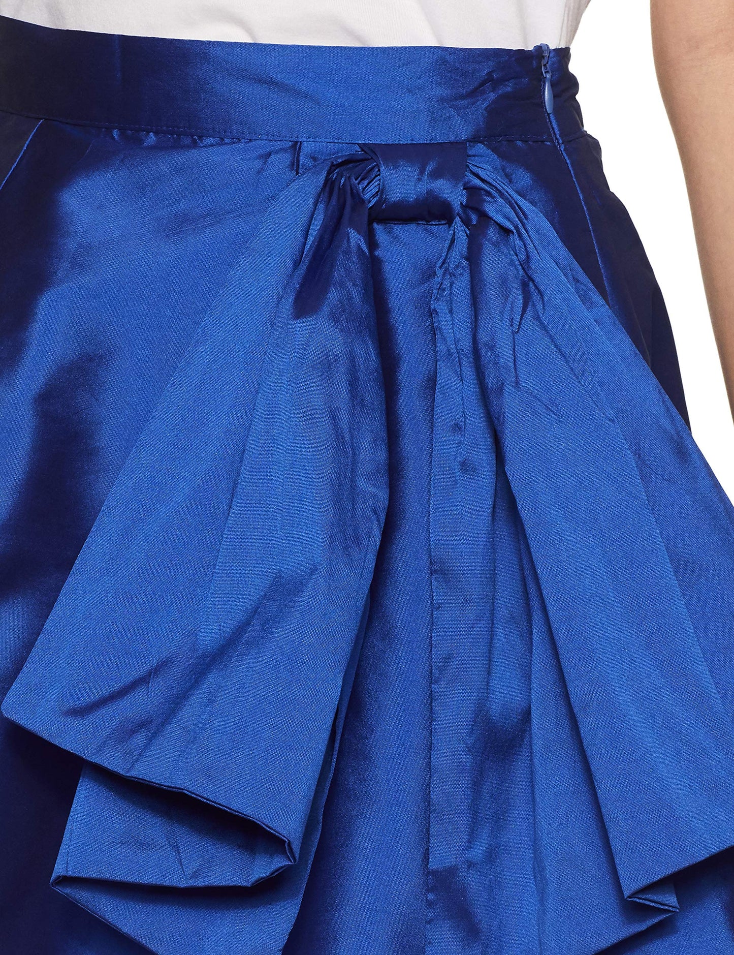 Miss Chase Women's Blue A-Line Skirt