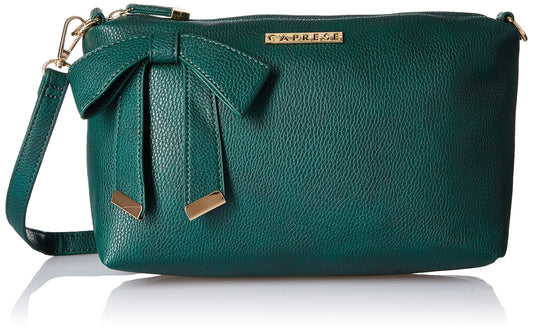 Caprese Women Sling Bag (Emerald)(SGALEMDEMR)