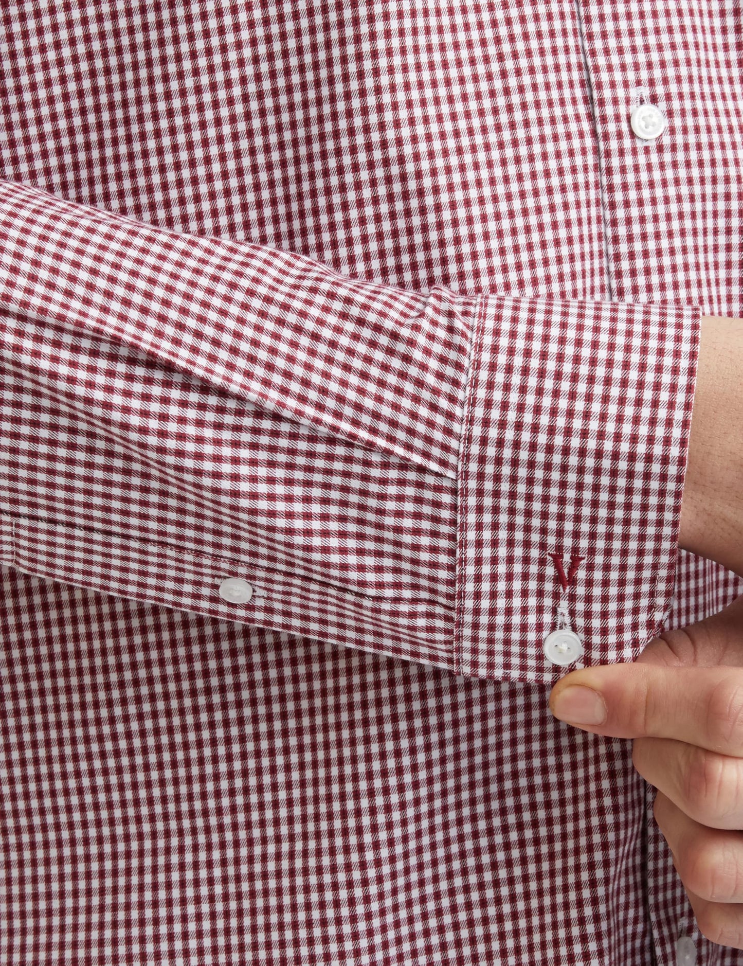 Van Heusen Cotton Men's Slim Fit Shirt (VHSFFSLBJ70970_Maroon 39)