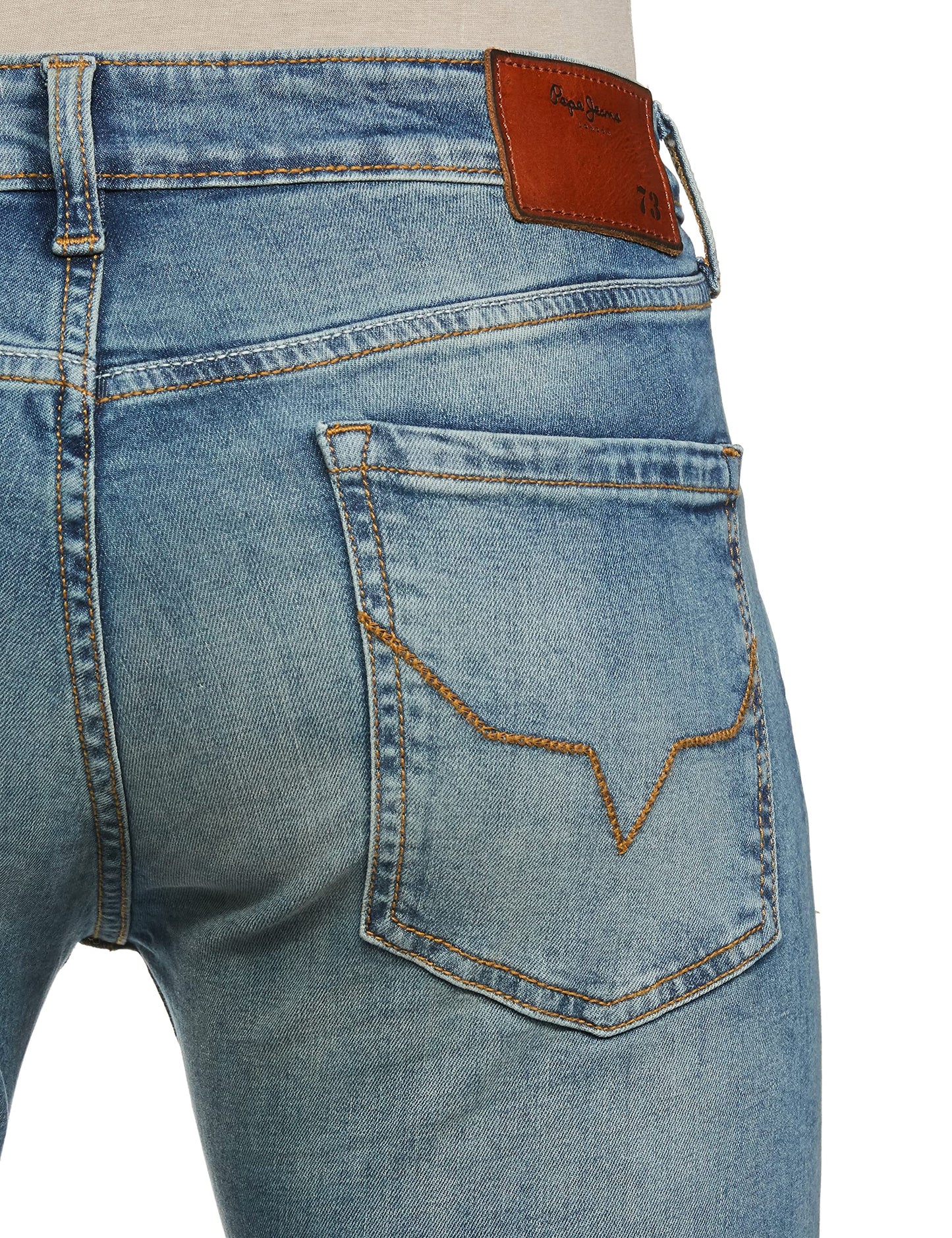 Pepe Jeans Men's Mid Rise Straight Jeans (PM206828J67_MED Used_36), Blue