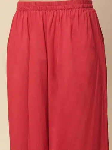 Aarke Ritu Kumar Orange Floral Print Kurta With Pant And Dupatta SaumyasStore