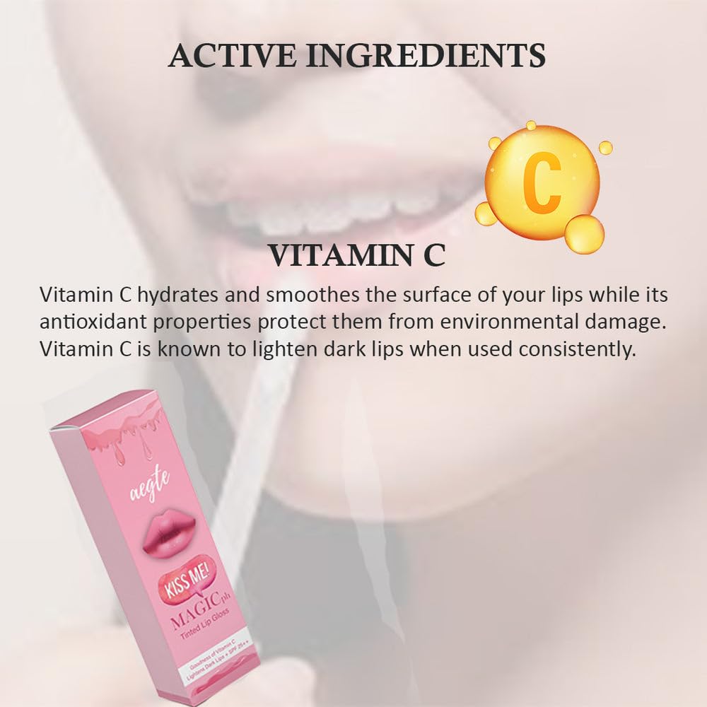 Aegte Kiss Magic pH Tinted Lip Gloss with SPF 25++ SaumyasStore