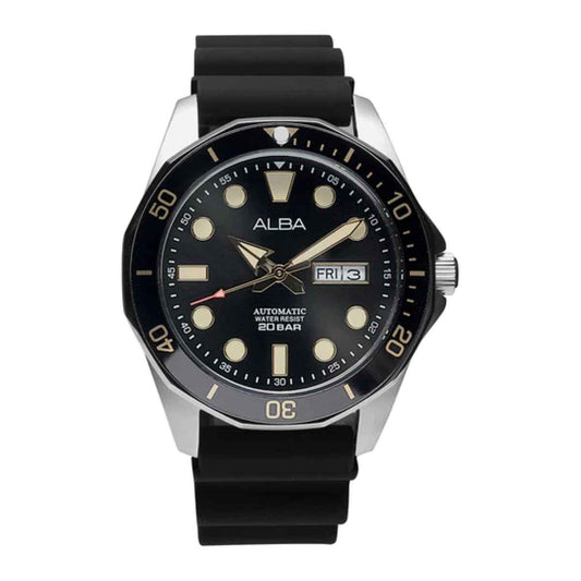 Alba Black Dial Rotating Bezel -AL4553X1 SaumyasStore