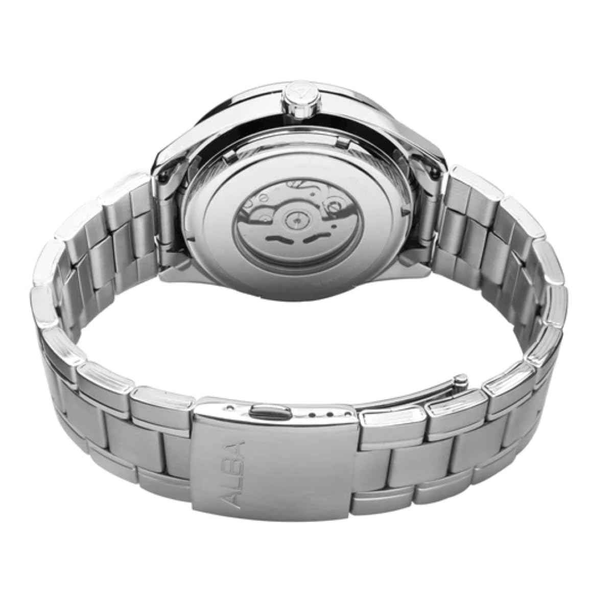 Alba Black Patterned Dial Automatic Watch-A3B001X1 SaumyasStore