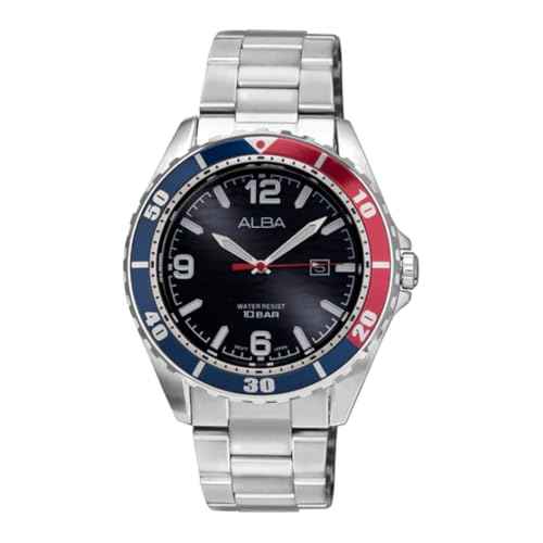 Alba Black Ripple Patterned Dial- AG8N45X1 SaumyasStore