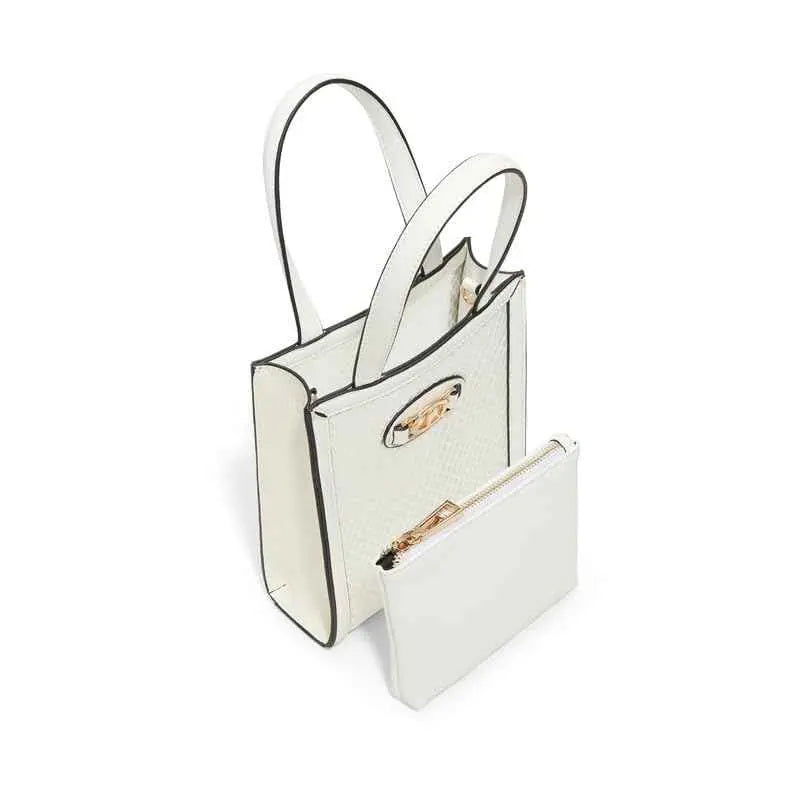 Aldo ADELIA White Womens Satchel SaumyasStore