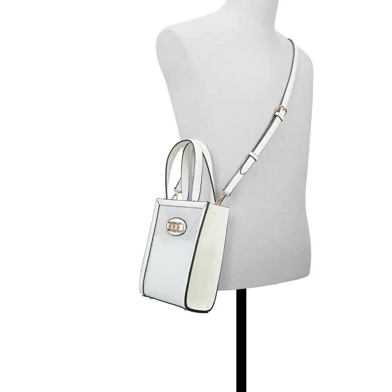 Aldo ADELIA White Womens Satchel SaumyasStore