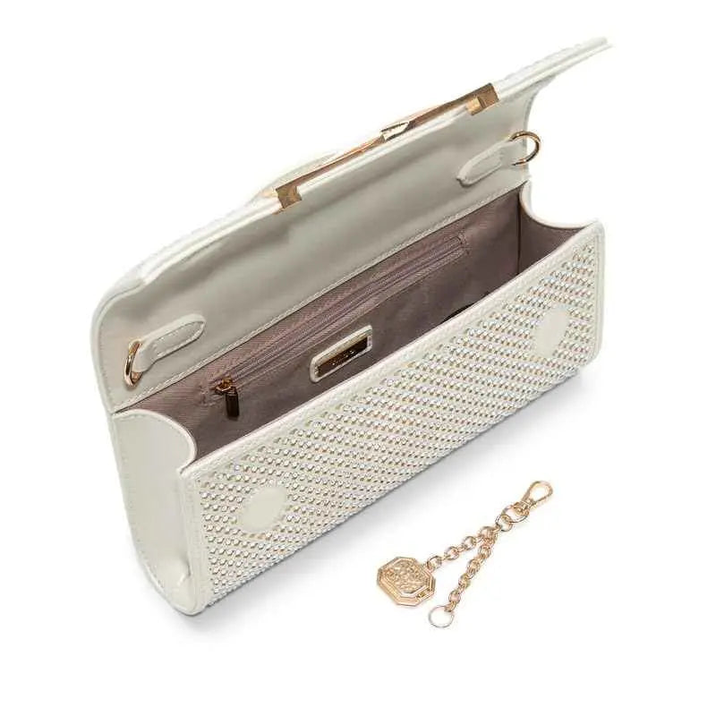 Aldo NOVIE White Womens Clutch SaumyasStore