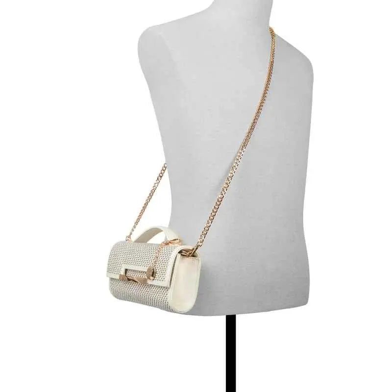 Aldo NOVIE White Womens Clutch SaumyasStore