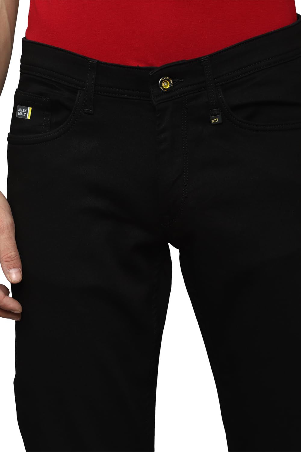 Allen Solly Men's Skinny Jeans (ALDNVSKFC53492_Black SaumyasStore