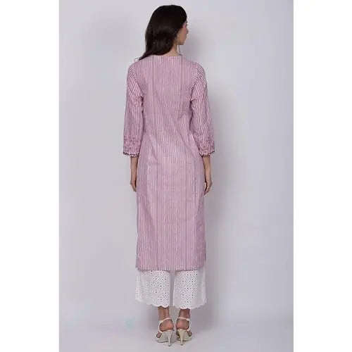 BIBA Women Cotton A Line Printed Suit Set (SKDASSORTED6431ESS22PNK_Pink SaumyasStore