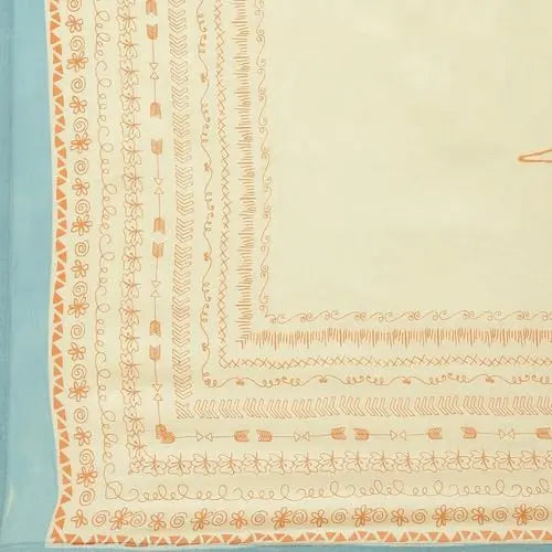 BIBA Women Cotton Kalidar Printed Suit Set (SKD7882EAW21PALEBLU_Pale Blue SaumyasStore