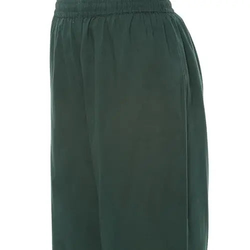 BIBA Women's Cotton Kurta (SKDKANKAR10008AW24DGRN_Dark Green SaumyasStore