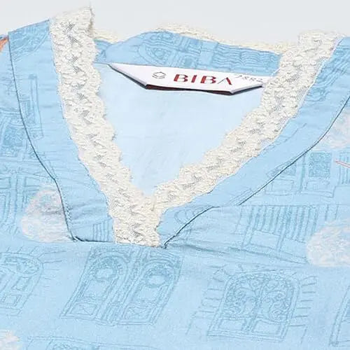BIBA Women's Cotton Suit Set (SKD7882EAW21PALEBLU_Pale Blue SaumyasStore
