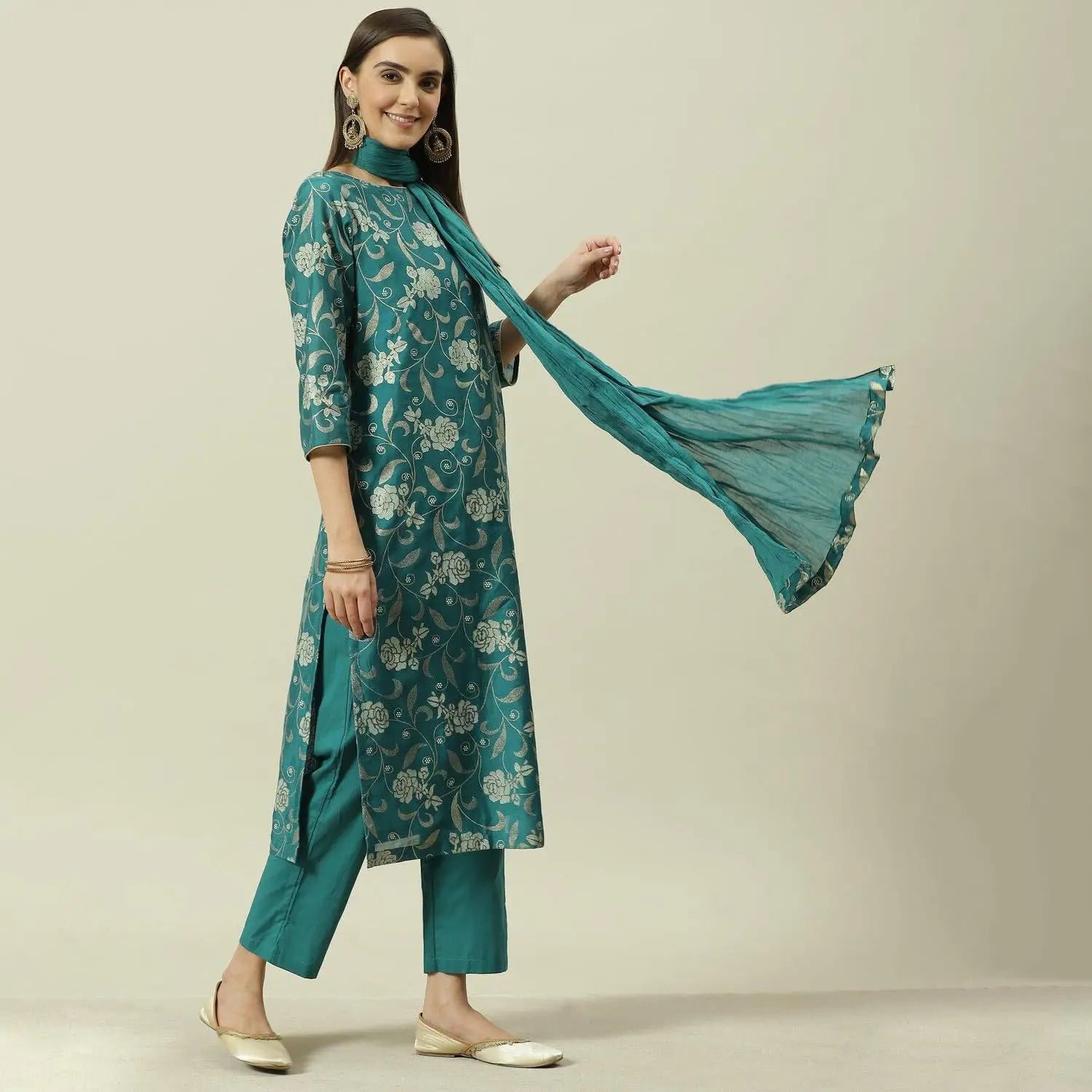 BIBA Womens Kurta Sets SaumyasStore
