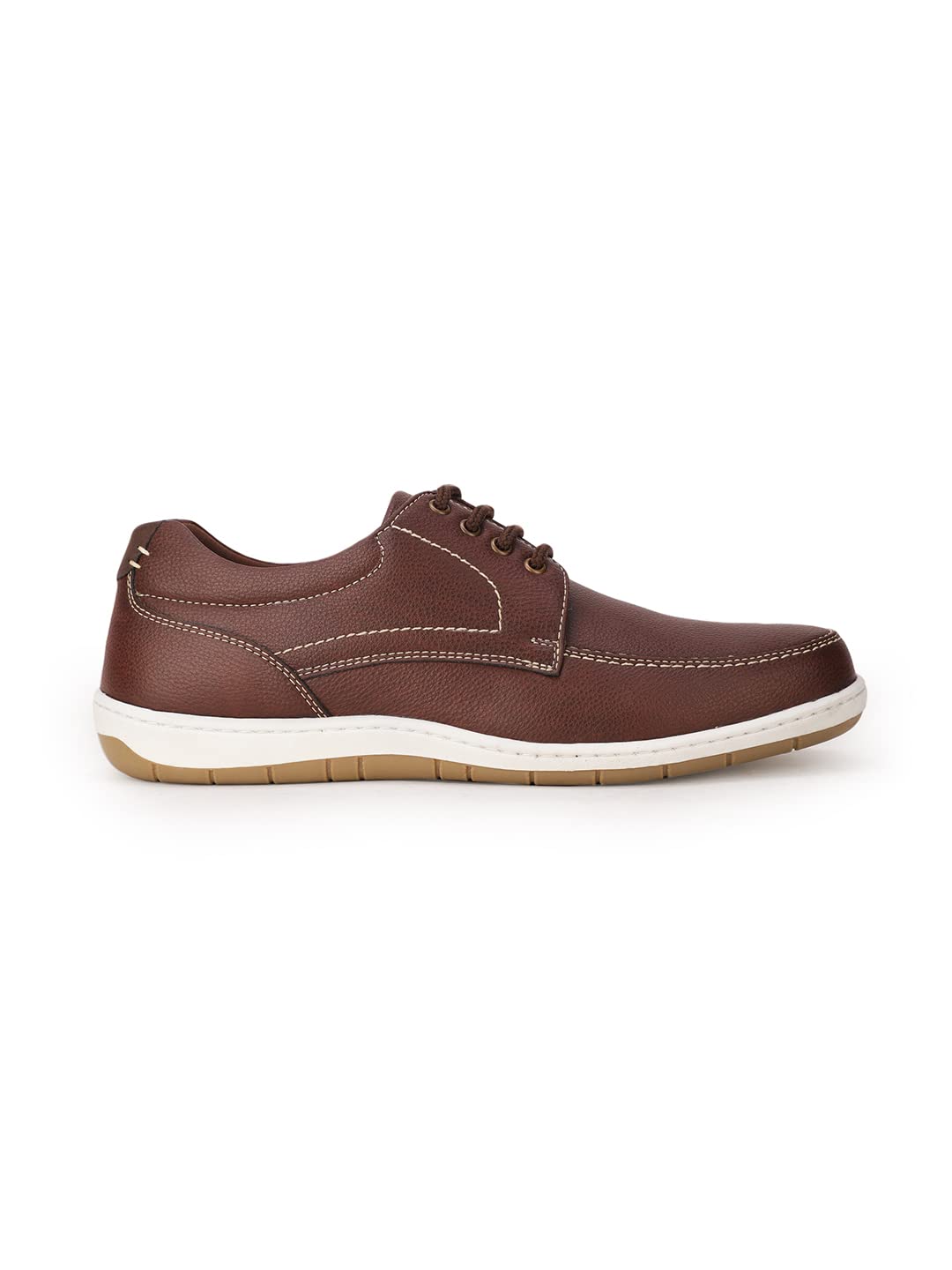 Bata Mens I-and Laceup Casual Shoes,Brown - SaumyasStore