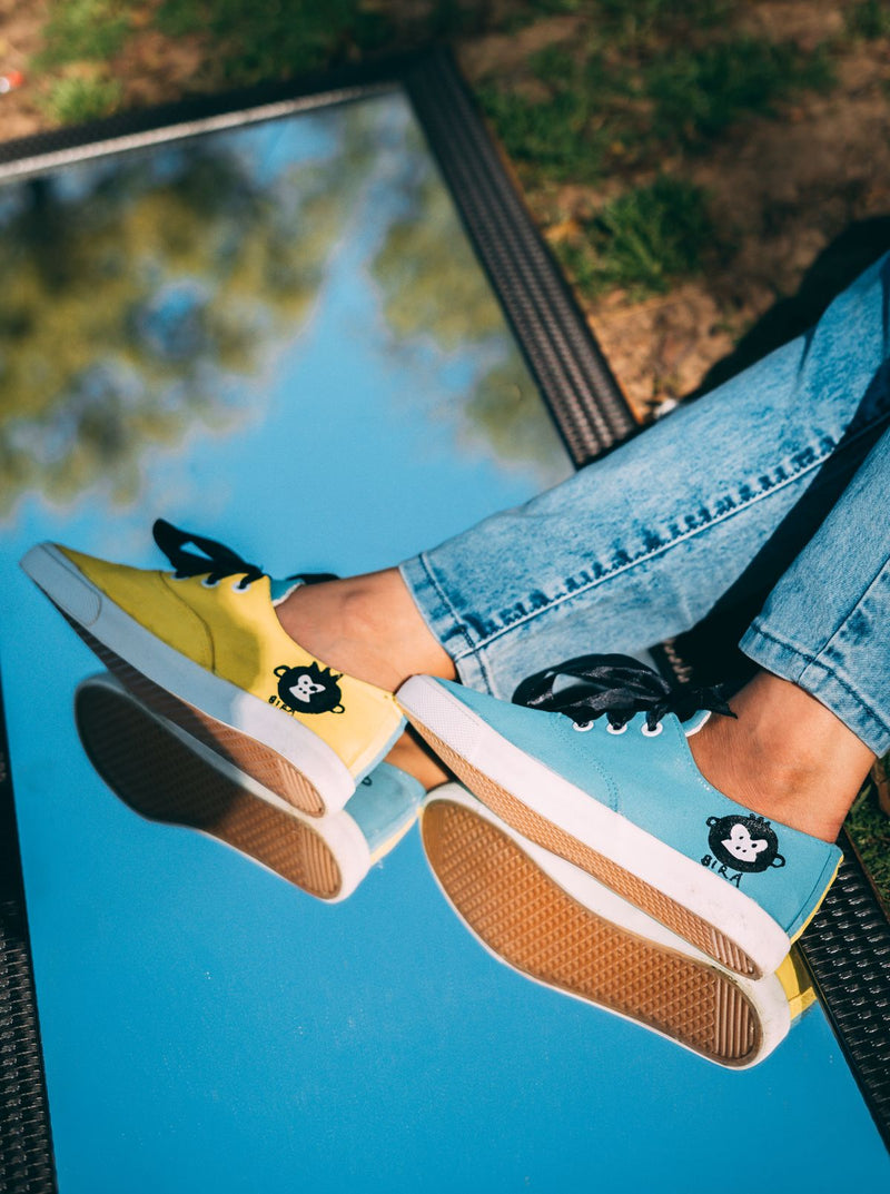 Bira Hand Printed Shoes - SaumyasStore