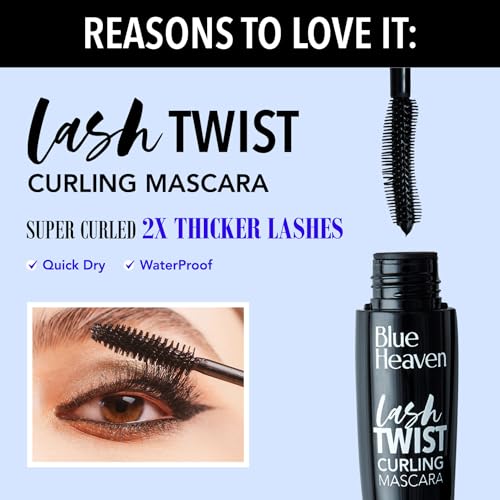 Blue Heaven Dramatic Eyes Essential Make-up Set - Black Eyeliner, 24Hr Stay Kajal, Micellar Cleansing Water, Lash Twist Mascara, 141ml + 0.30g SaumyasStore