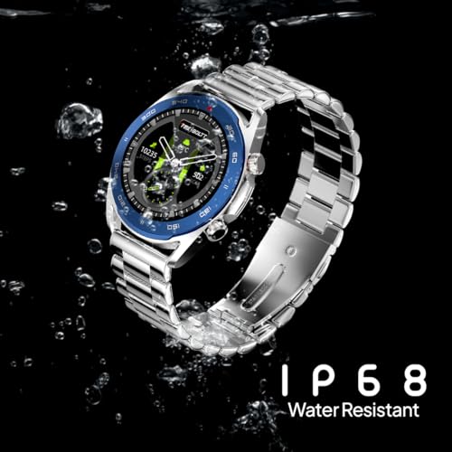 Boltt Fire Spectre Stainless Steel Luxury, 33.5mm (1.32 inch) Display, 360 * 360 Px High Res Smartwatch SaumyasStore