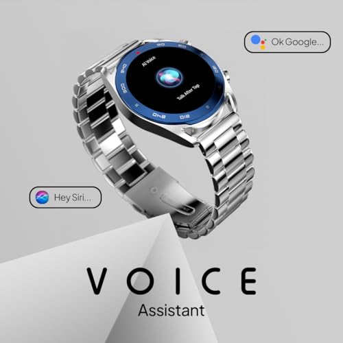 Boltt Fire Spectre Stainless Steel Luxury, 33.5mm (1.32 inch) Display, 360 * 360 Px High Res Smartwatch SaumyasStore