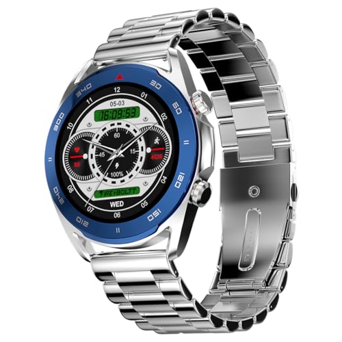 Boltt Fire Spectre Stainless Steel Luxury, 33.5mm (1.32 inch) Display, 360 * 360 Px High Res Smartwatch SaumyasStore