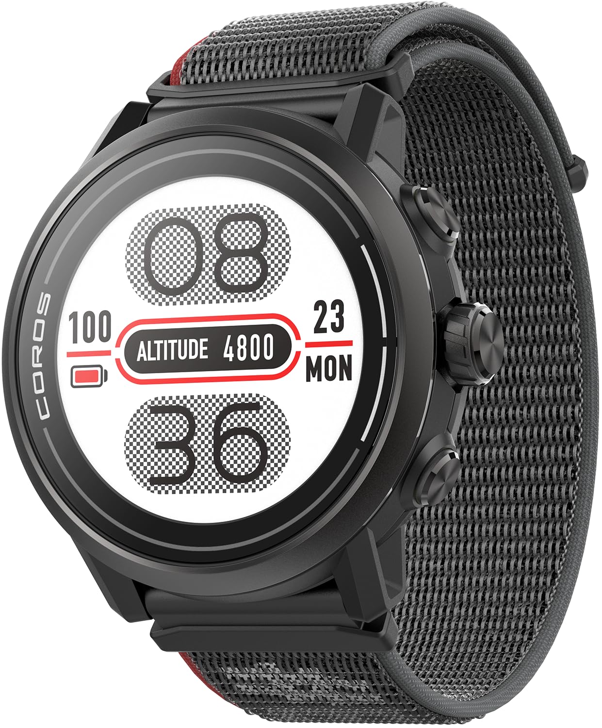 COROS APEX 2 GPS Outdoor Watch, 1.2" Sapphire Screen, 13 Days/40 Hours Battery Life, 5 Satellite Systems, Offline Maps, Heart Rate Monitor, Music, Triathlon, Multisport, Training Plan-Black SaumyasStore