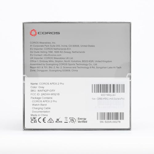 COROS APEX 2 Pro GPS Outdoor Watch Grey SaumyasStore