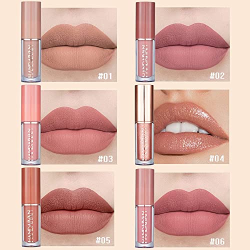 COSLUXE 12Pcs Velvet Matte Liquid Lipstick Set, Waterproof Long Lasting Non-Stick Cup Not Fade Nude Lip Gloss Set, UP TO 24 HOURS, Professional Lip Makeup Gift Kit for Women Girl 2.5x12 SaumyasStore