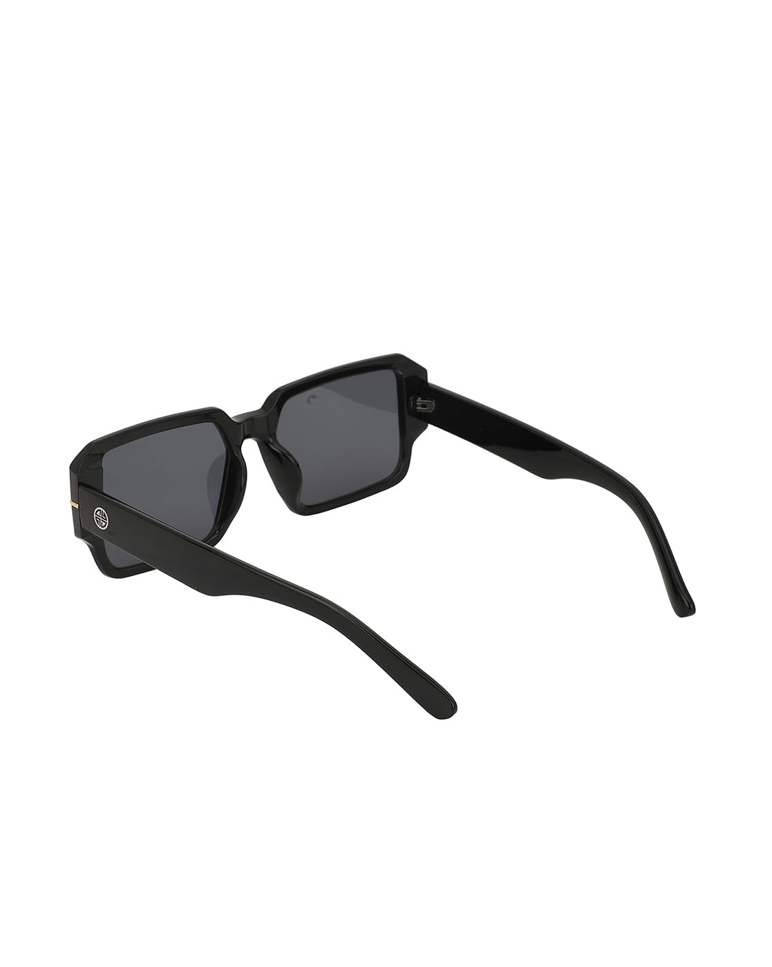 Carlton London Black with Gold toned UV Protected Square Sunglass for Unisex SaumyasStore