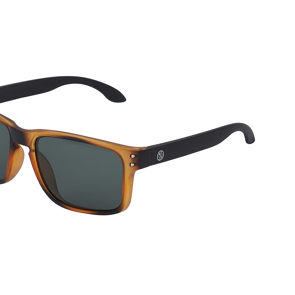Carlton London-Premium-Men's-Multi Toned Polarised and UV Protected Lens Square SunglassesCLSM143 SaumyasStore