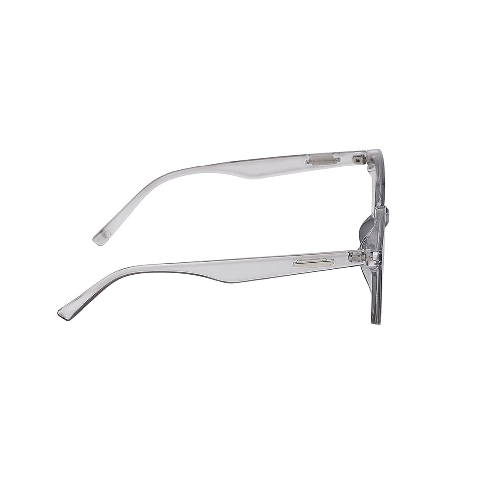 Carlton London-Premium-Men's-Transparent Toned Polarised and UV Protected Lens Rectangle Sunglasses SaumyasStore