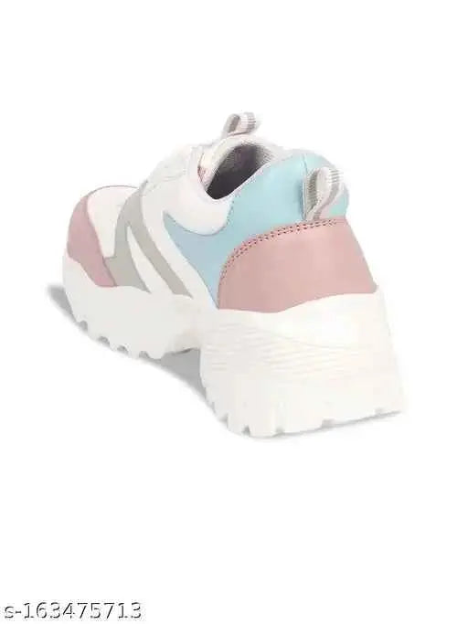 Casual Comfortable, Walking, Running Shoes For Girls For Women (White) SaumyasStore