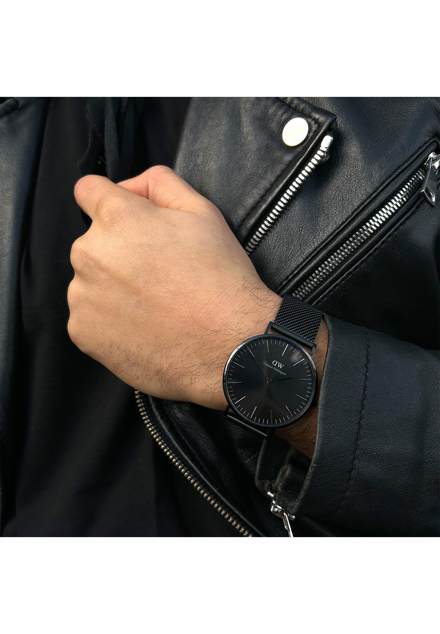 Daniel Wellington Classic 40 Ashfield Black Men Analogue Watch - SaumyasStore