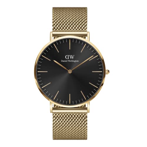 Daniel Wellington Classic 40 Ashfield Black Men Analogue Watch - SaumyasStore